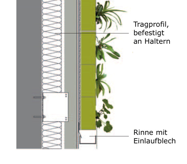 Anschnitt Fassade